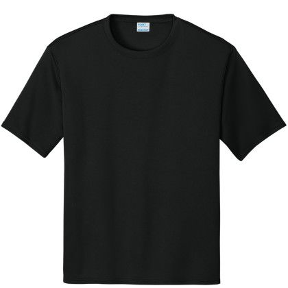 Custom Port & Company Performance Tee - Jet Black Custom Port & Company Performance Tee - Jet Black