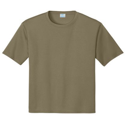 Custom Port & Company Performance Tee - Coyote Green Custom Port & Company Performance Tee - Coyote Green