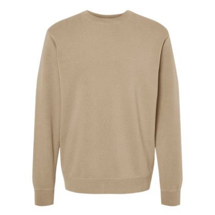 Custom Independent Trading Co. Full Color Midweight Pigment Dyed Crew Neck Sweatshirt - Pigment sandstone Custom Independent Trading Co. Full Color Midweight Pigment Dyed Crew Neck Sweatshirt - Pigment sandstone
