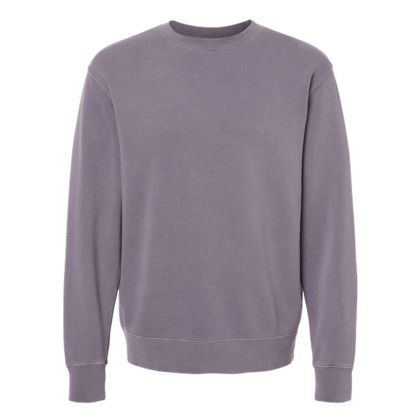 Custom Independent Trading Co. Full Color Midweight Pigment Dyed Crew Neck Sweatshirt - Pigment plum Custom Independent Trading Co. Full Color Midweight Pigment Dyed Crew Neck Sweatshirt - Pigment plum