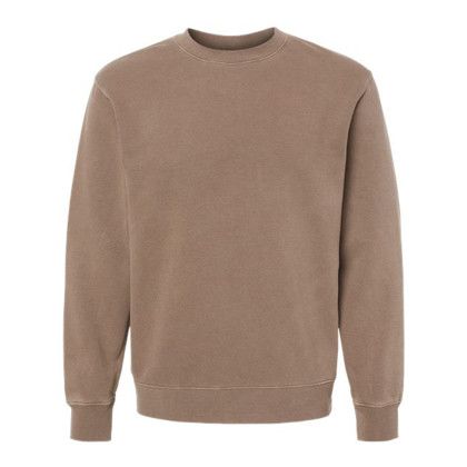 Custom Independent Trading Co. Full Color Midweight Pigment Dyed Crew Neck Sweatshirt - Pigment clay Custom Independent Trading Co. Full Color Midweight Pigment Dyed Crew Neck Sweatshirt - Pigment clay