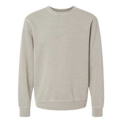 Custom Independent Trading Co. Full Color Midweight Pigment Dyed Crew Neck Sweatshirt - Pigment cement Custom Independent Trading Co. Full Color Midweight Pigment Dyed Crew Neck Sweatshirt - Pigment cement