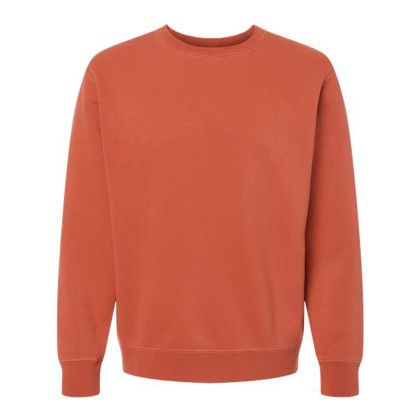 Custom Independent Trading Co. Full Color Midweight Pigment Dyed Crew Neck Sweatshirt - Pigment amber Custom Independent Trading Co. Full Color Midweight Pigment Dyed Crew Neck Sweatshirt - Pigment amber