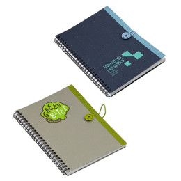 Custom Centrum Spiral Notebook With Elastic Closure - All Colors