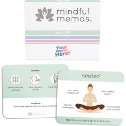 Custom Mindful Memos - Yoga Cards - Multicolor Custom Mindful Memos - Yoga Cards - Multicolor