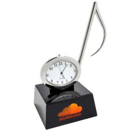 Custom Music Note Metal Clock