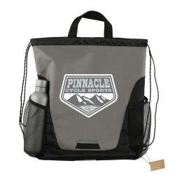 Custom Rainier Recycled Drawstring Bag