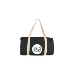 Custom Barrel 18" 5oz Cotton Canvas Duffle Bag - Black Custom Barrel 18" 5oz Cotton Canvas Duffle Bag - Black