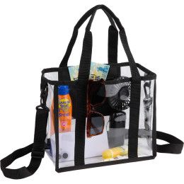 Custom Small Clear Stadium Tote