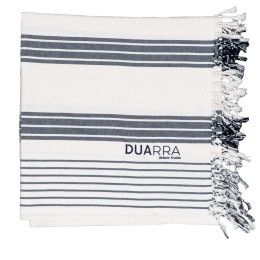 Custom Ivory Shore Multi Stripe Peshtemal Towel - Embroidered Custom Ivory Shore Multi Stripe Peshtemal Towel - Embroidered