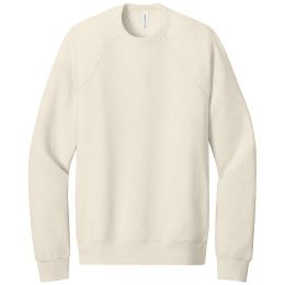 Custom Bella + Canvas Full Color Unisex Sponge Fleece Raglan Sweatshirt - Natural