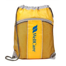 Custom Leader Drawstring Bag - Mango Custom Leader Drawstring Bag - Mango