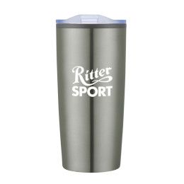 Custom Asador Double Wall Tumbler - 20 oz - Metallic Titanium Custom Asador Double Wall Tumbler - 20 oz - Metallic Titanium