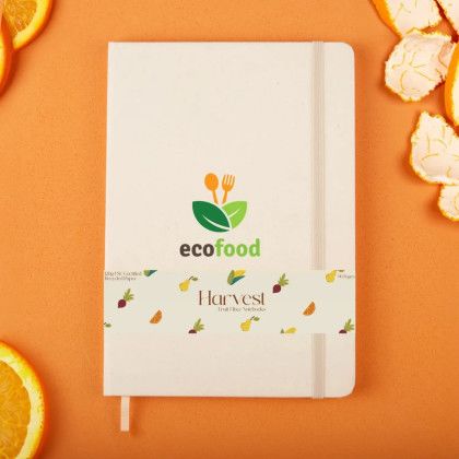 Custom Harvest Fruit Fiber Notebook - Citrus Lifestyle Custom Harvest Fruit Fiber Notebook - Citrus Lifestyle