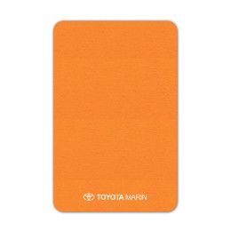 Custom Full Size Shammy Towel - Orange Custom Full Size Shammy Towel - Orange