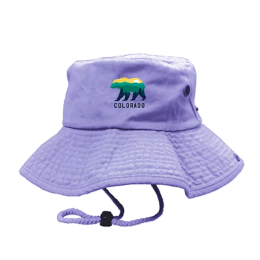 Custom Full Color Bucket Hat - Lavender Custom Full Color Bucket Hat - Lavender
