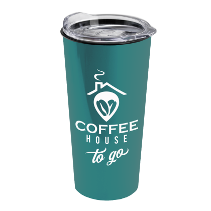 Imprinted Roadmaster 18 oz. Travel Tumbler - Steel Blue Imprinted Roadmaster 18 oz. Travel Tumbler - Steel Blue
