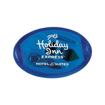 Custom Oval Sew Kit with Mirror - Translucent blue Custom Oval Sew Kit with Mirror - Translucent blue