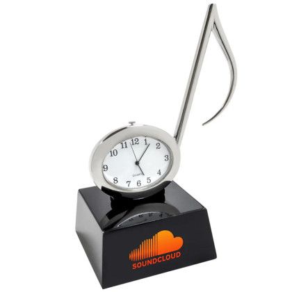 Custom Music Note Metal Clock Custom Music Note Metal Clock