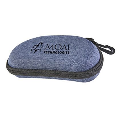 Custom Sunglass Holder - Heather Black Custom Sunglass Holder - Heather Black