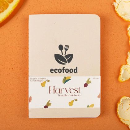 Custom Harvest Fruit Fiber Pocket Notebook - Citrus Lifestyle Custom Harvest Fruit Fiber Pocket Notebook - Citrus Lifestyle