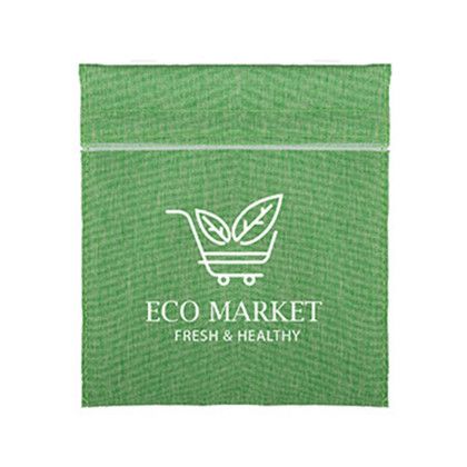 Custom RPET Sandwich Bag - Heathered Green Custom RPET Sandwich Bag - Heathered Green