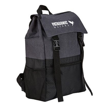 Custom Rucksack Backpack - Grey/black Side View Custom Rucksack Backpack - Grey/black Side View