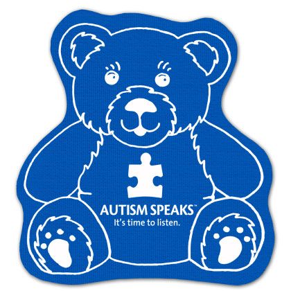 Custom Teddy Bear Rubber Jar Opener - Blue Custom Teddy Bear Rubber Jar Opener - Blue