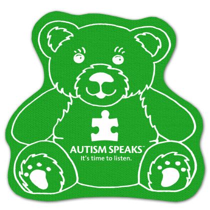 Custom Teddy Bear Rubber Jar Opener - Lime green Custom Teddy Bear Rubber Jar Opener - Lime green