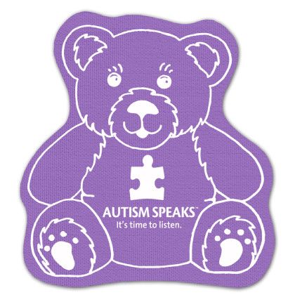 Custom Teddy Bear Rubber Jar Opener - Purple Custom Teddy Bear Rubber Jar Opener - Purple
