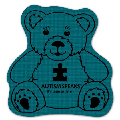 Custom Teddy Bear Rubber Jar Opener - Teal Custom Teddy Bear Rubber Jar Opener - Teal