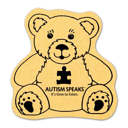 Custom Teddy Bear Compressed Sponge - Buff Custom Teddy Bear Compressed Sponge - Buff