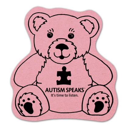 Custom Teddy Bear Compressed Sponge - Pink Custom Teddy Bear Compressed Sponge - Pink