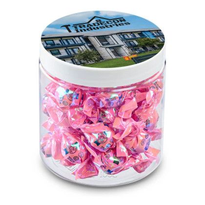 Custom 8 oz Jar of Fantasy Candy - Pink