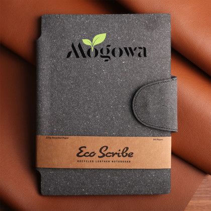 Custom EcoScribe Notebook - Black Lifestyle Custom EcoScribe Notebook - Black Lifestyle