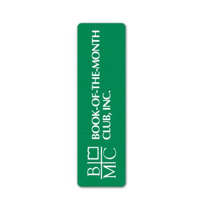 Custom Rectangle Rubber Bookmark - Green Custom Rectangle Rubber Bookmark - Green