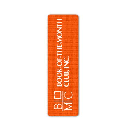 Custom Rectangle Rubber Bookmark - Orange Custom Rectangle Rubber Bookmark - Orange