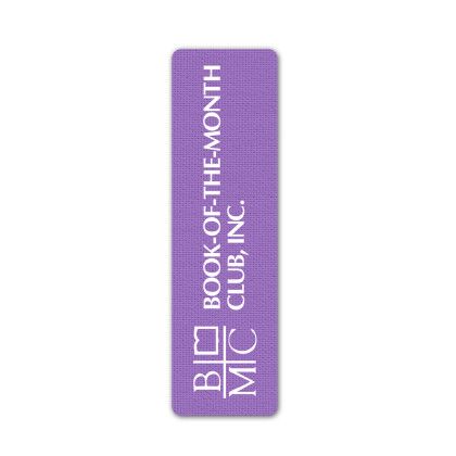 Custom Rectangle Rubber Bookmark - Purple Custom Rectangle Rubber Bookmark - Purple