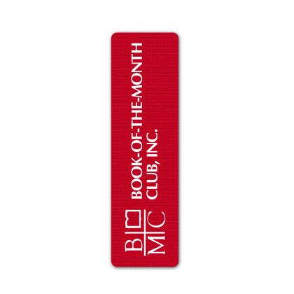 Custom Rectangle Rubber Bookmark - Red Custom Rectangle Rubber Bookmark - Red