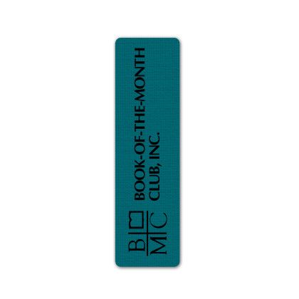 Custom Rectangle Rubber Bookmark - Teal Custom Rectangle Rubber Bookmark - Teal