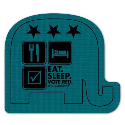 Custom Elephant Rubber Jar Opener - Teal Custom Elephant Rubber Jar Opener - Teal