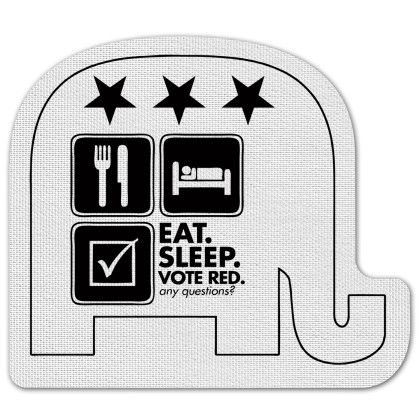 Custom Elephant Rubber Jar Opener - White Custom Elephant Rubber Jar Opener - White