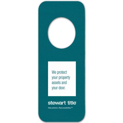 Custom Vinyl Door Hanger Jar Opener - Teal