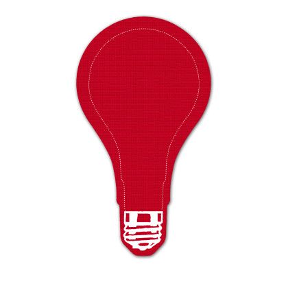 Custom Light Bulb Jar Opener - Red Custom Light Bulb Jar Opener - Red