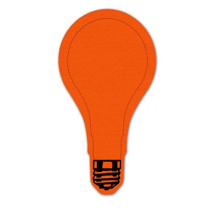 Custom Light Bulb Jar Opener - Orange Custom Light Bulb Jar Opener - Orange