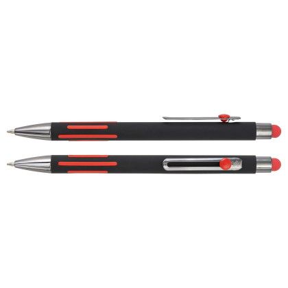 Custom Saratoga Clipmotion Pen - Red Custom Saratoga Clipmotion Pen - Red