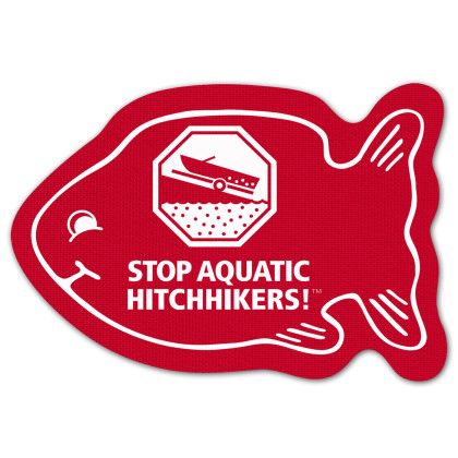 Custom Fish Vinyl Jar Opener 4FH - Red Custom Fish Vinyl Jar Opener 4FH - Red