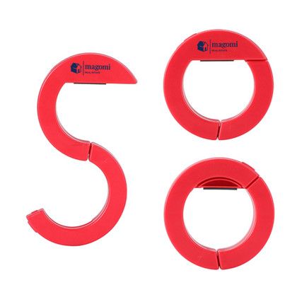 Custom Swing Ring Anti-Theft Bag Hanger - Red Custom Swing Ring Anti-Theft Bag Hanger - Red