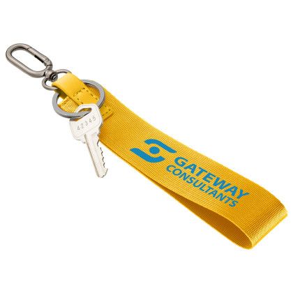 Custom AeroLOFT Never Lost Keychain - Yellow Custom AeroLOFT Never Lost Keychain - Yellow