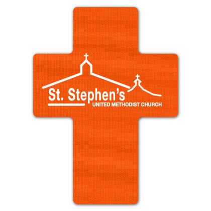 Custom Cross Vinyl Jar Opener - Orange Custom Cross Vinyl Jar Opener - Orange
